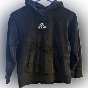Adidas Black Plush Hoodie